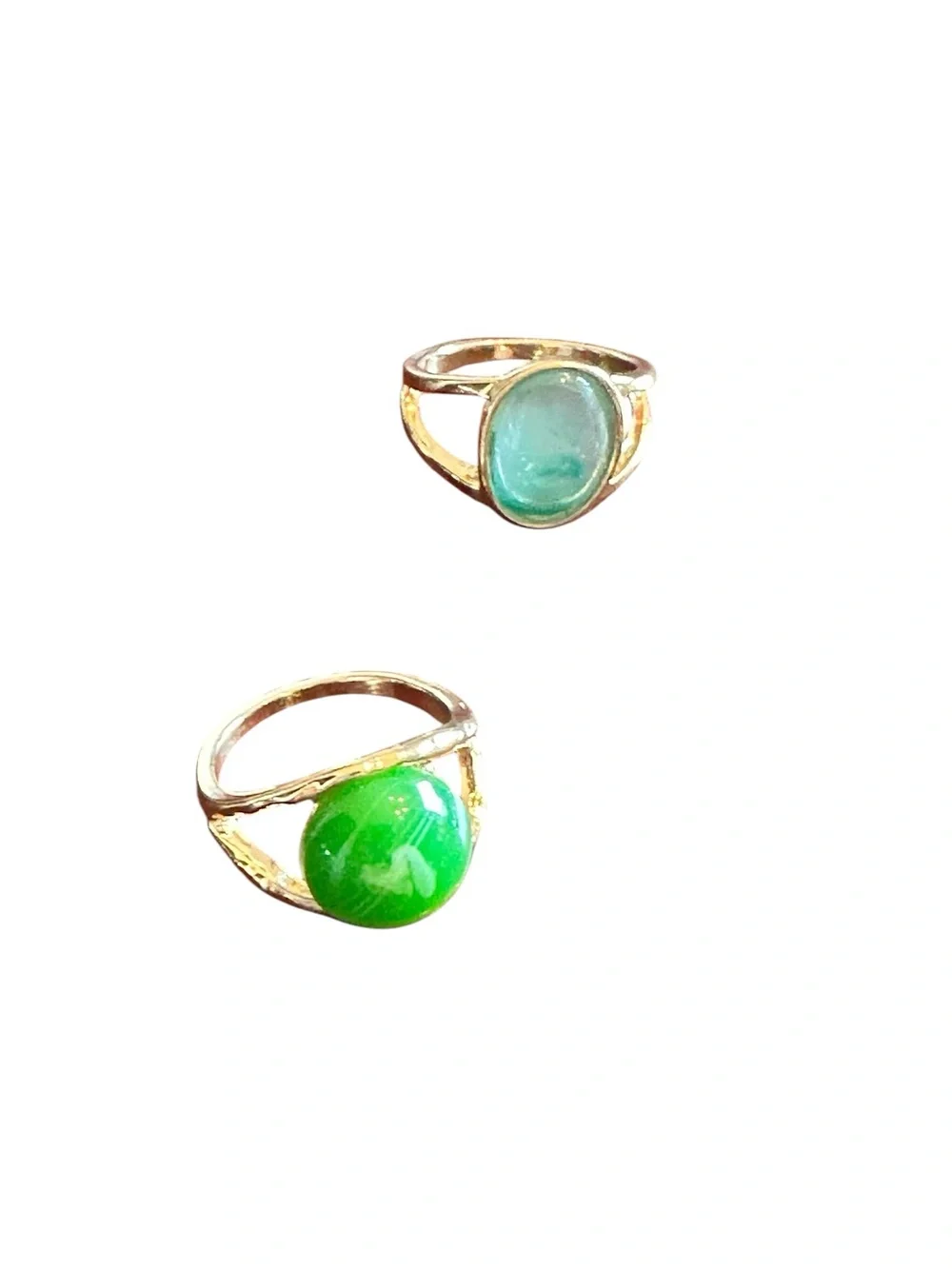 6 Piece Gold Ring Set Varying Styles